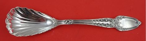 Preserve Spoon w/ shell bowl 6 7/8